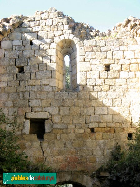 Tordera - Santa Maria de Roca-rossa: mur lateral