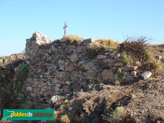 Sant Hilari Sacalm - Restes de la capella del castell de Solterra
