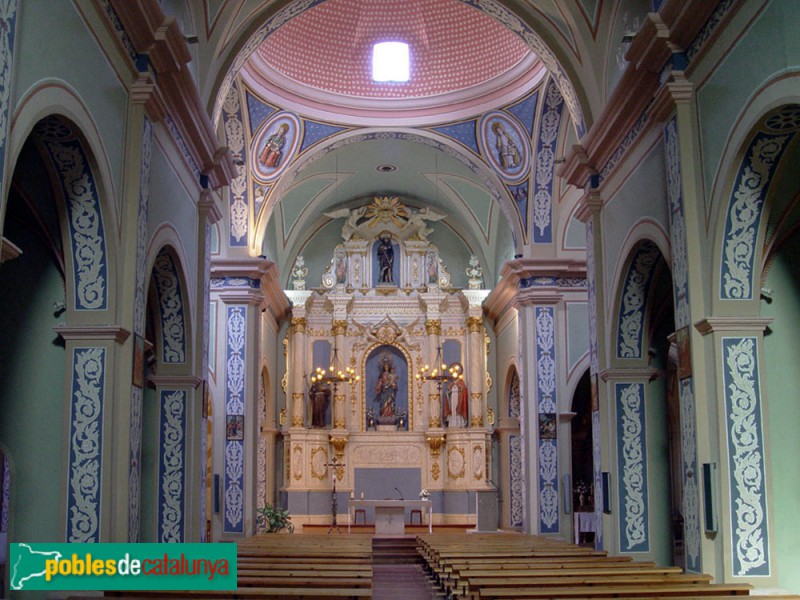 Juncosa - Església de la Nativitat. Interior