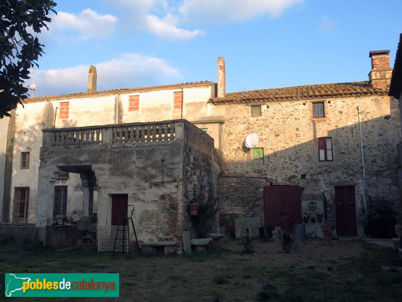 Sant Antoni de Vilamajor - Carrer Vell. Façanes posteriors