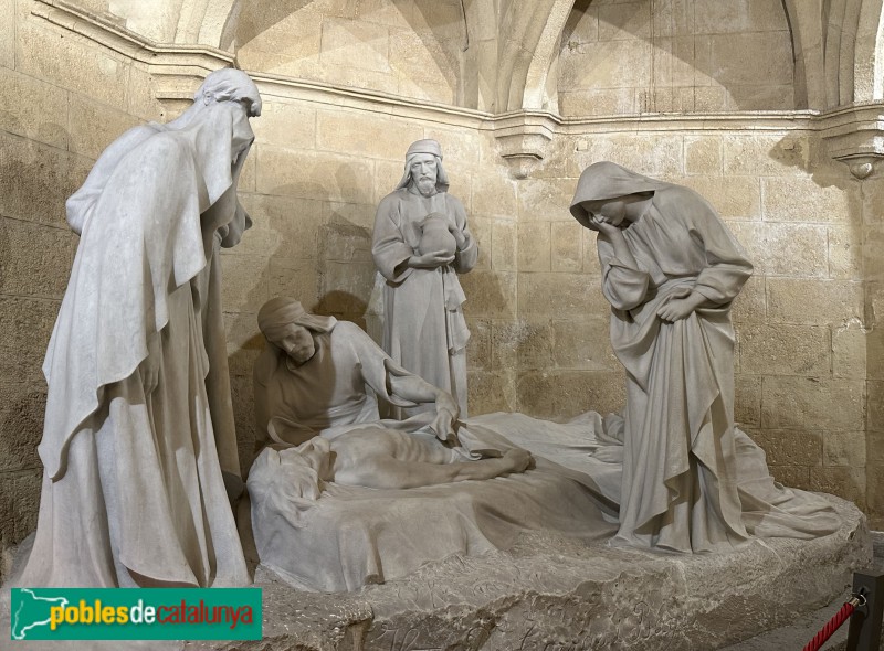 Vilafranca del Penedès - Cripta de Santa Maria. Davallament