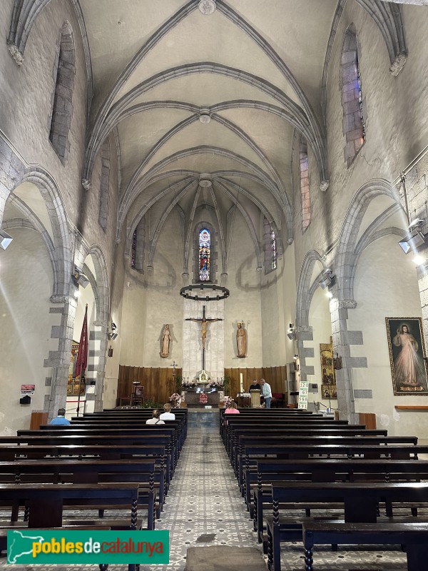 Santa Maria de Palautordera - Església de Santa Maria. Interior