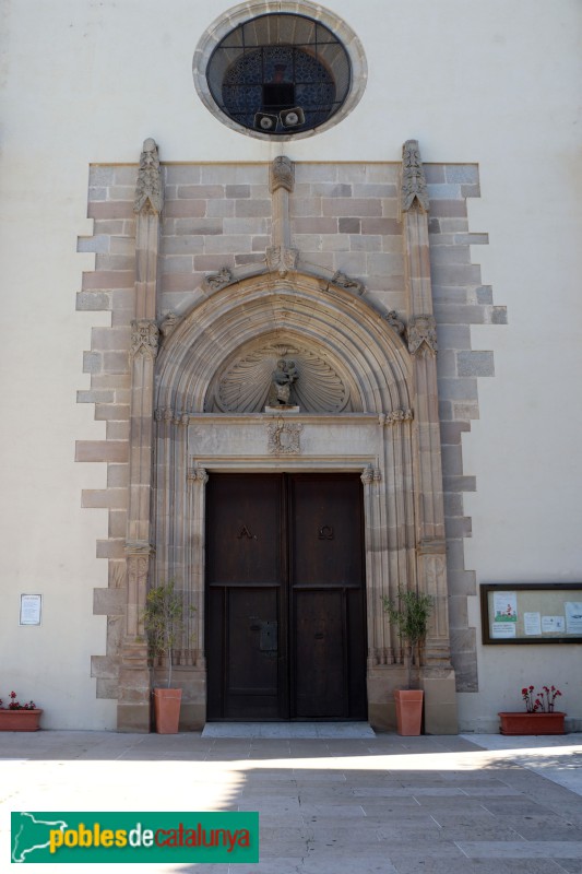 Santa Maria de Palautordera - Església de Santa Maria. Portada