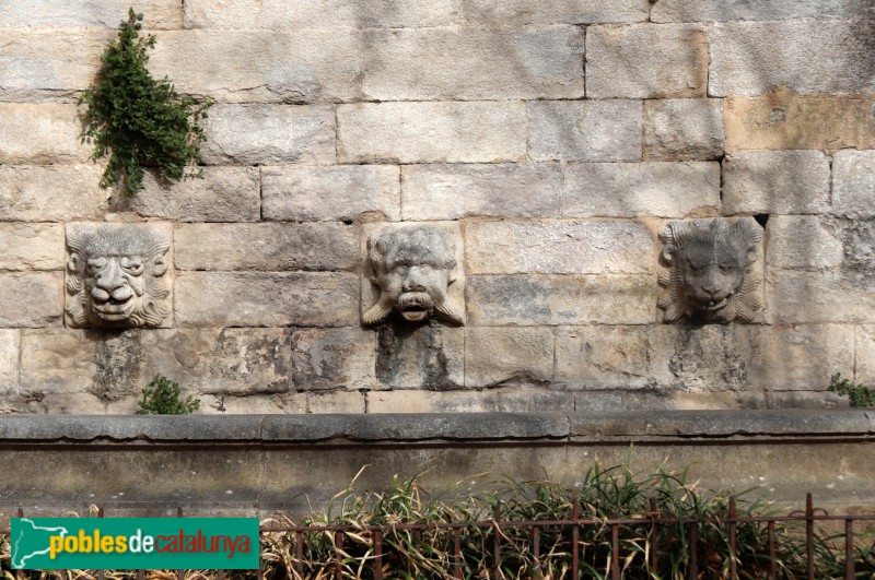 Girona - Font de la plaça dels Lledoners