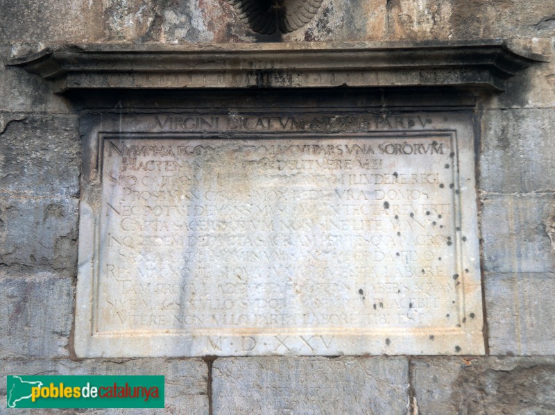 Girona - Font de la Mare de Déu de la Pera