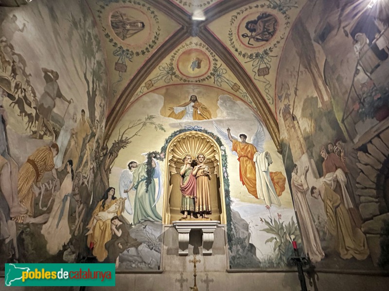 Girona - Església del Carme. Capella sant Cosme i sant Damià