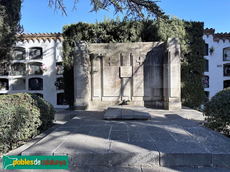 Sant Sadurní d'Anoia - Cementiri. Panteó Ferrer