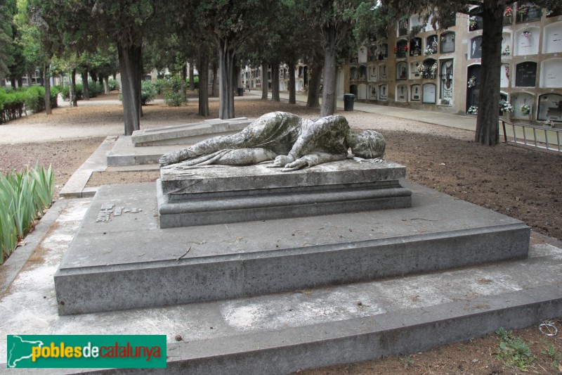 Sant Sadurní d'Anoia - Cementiri. Sepulcre Mir-Ragué