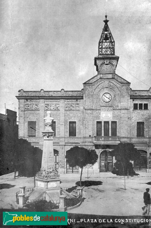 Sant Sadurní d'Anoia - Casa de la Vila. Postal antiga