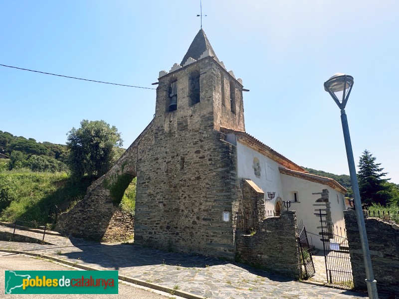 Fogars de Montclús - Església de Sant Esteve de la Costa