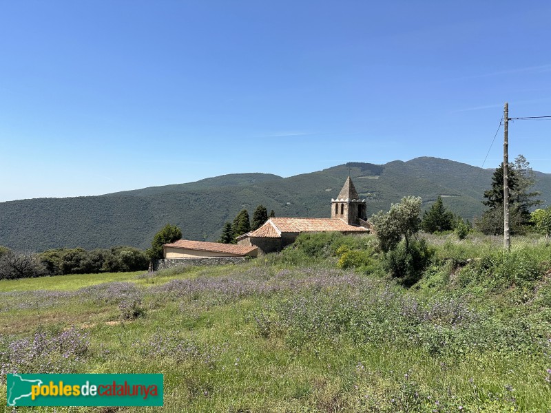 Fogars de Montclús - Església de Sant Esteve de la Costa