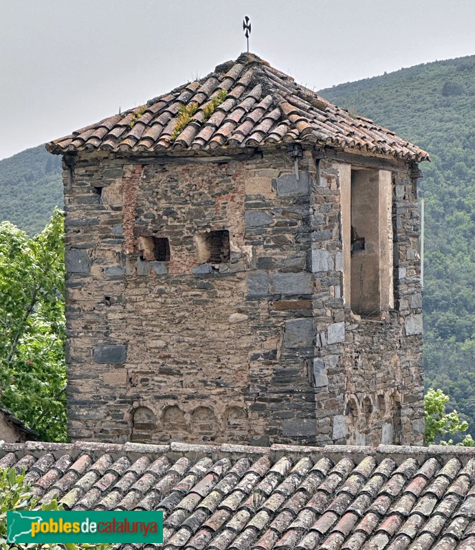 Montseny - Església de Sant Julià del Montseny. Campanar