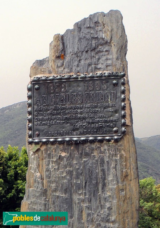 Montseny - Monument a Aribau