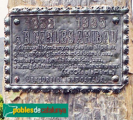 Montseny - Monument a Aribau