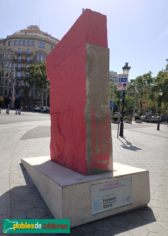 Barcelona - Escultura <i>Pink Barcino</i>