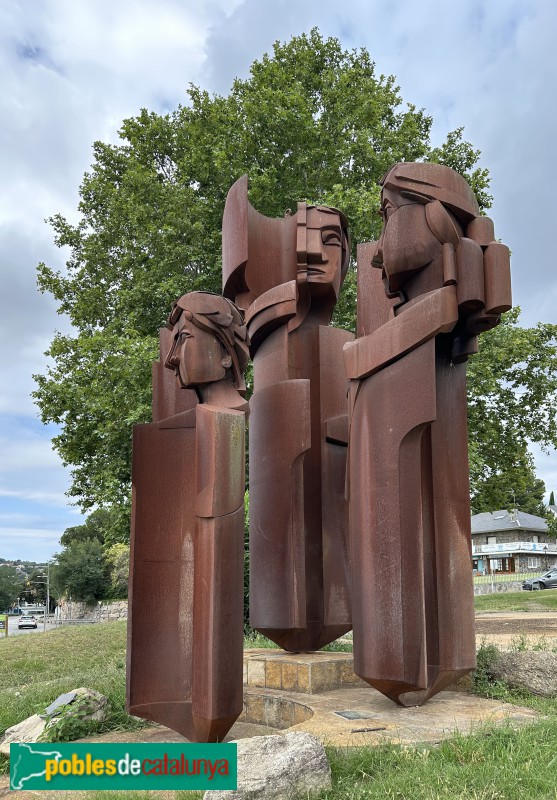 Bigues i Riells del Fa - Escultura <i>La família i el temps</i>