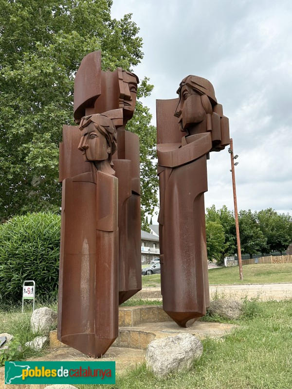 Bigues i Riells del Fa - Escultura <i>La família i el temps</i>