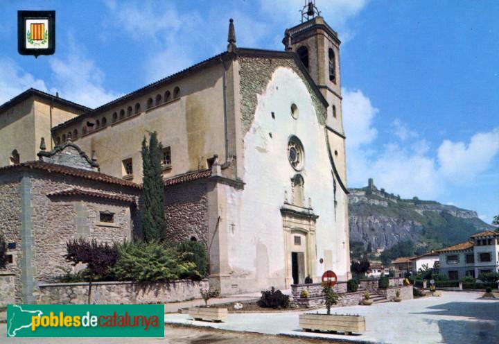 Tona - Església de Sant Andreu. Postal antiga