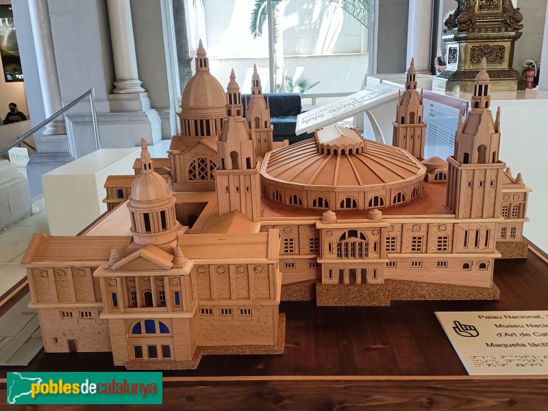 Barcelona - Palau Nacional. Maqueta