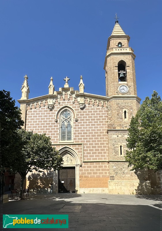 Cambrils - Església de Santa Maria. Façana neogòtica