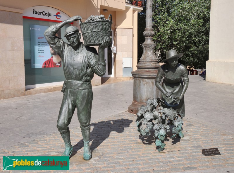 Cambrils - Escultura <i>Pagesos Veremant</i>