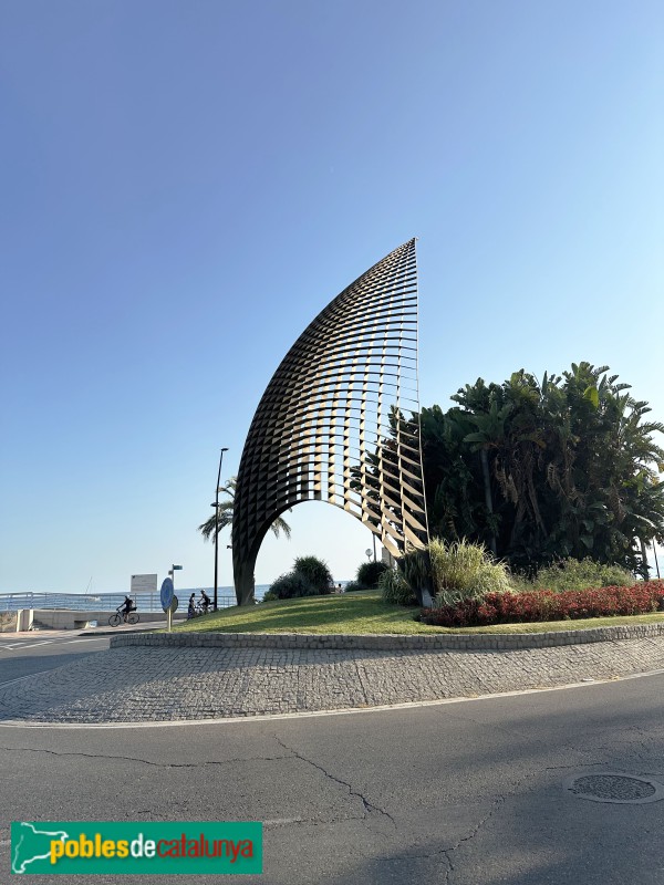 Cambrils - Escultura <i>A tota vela</i>