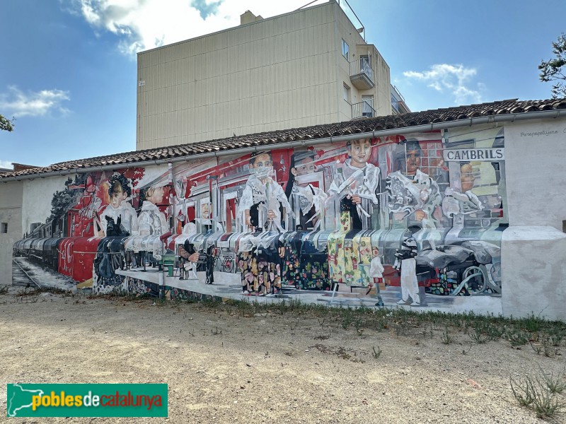 Cambrils - Mural de les Festes de l'Eixample