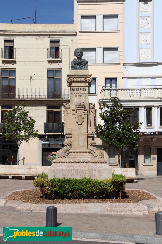 Reus - Monument a Joaquim Bartrina