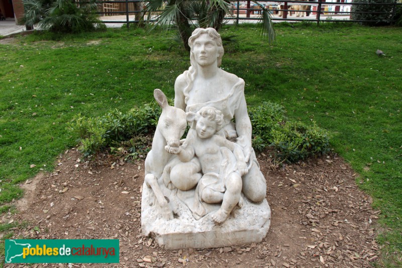 Barcelona - Parc de la Ciutadella. Genoveva de Brabant