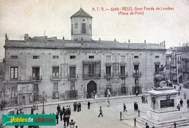 Reus - Palau Miró (Desaparegut). Postal antiga