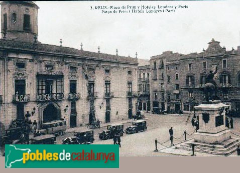 Reus - Palau Miró (Desaparegut). Postal antiga