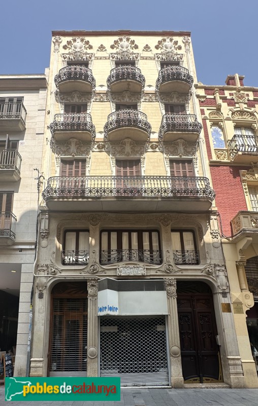 Reus - Carrer LLovera, 19-21 (Casa Tomàs Jordi)