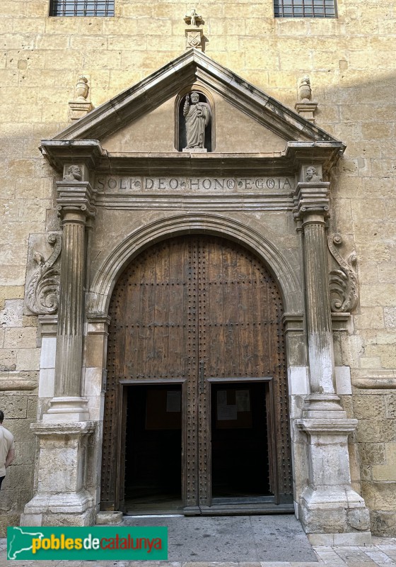 Reus - Església de Sant Pere. Porta renaixentista