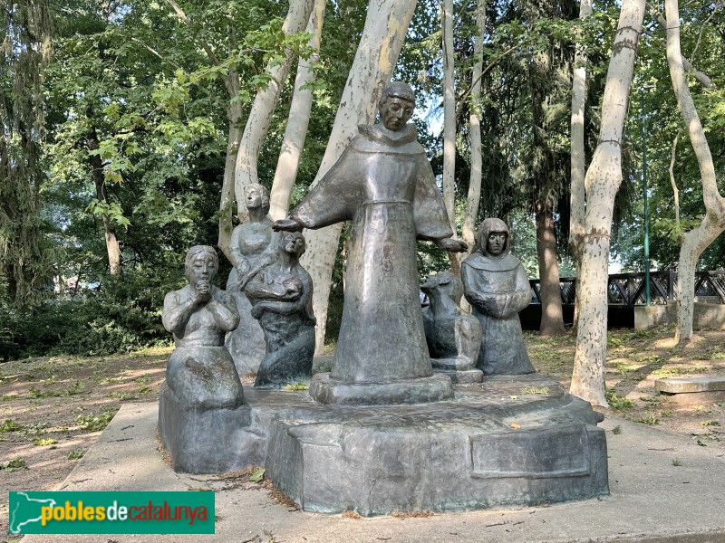 Santa Coloma de Farners - Monument a Sant Salvador d´Horta