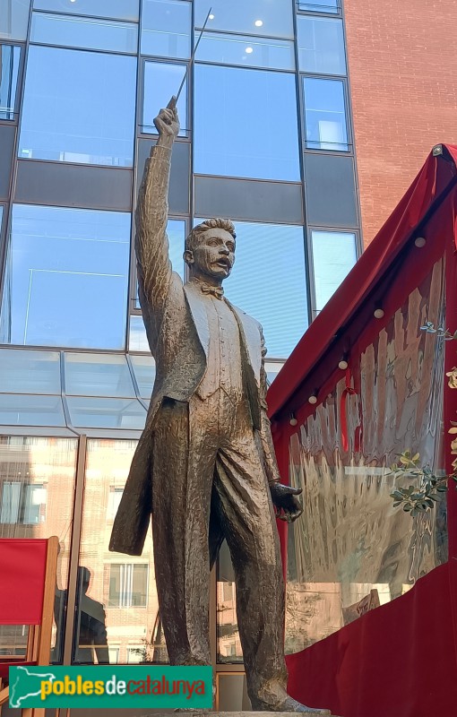 Barcelona - Escultura dedicada a Lluís Millet