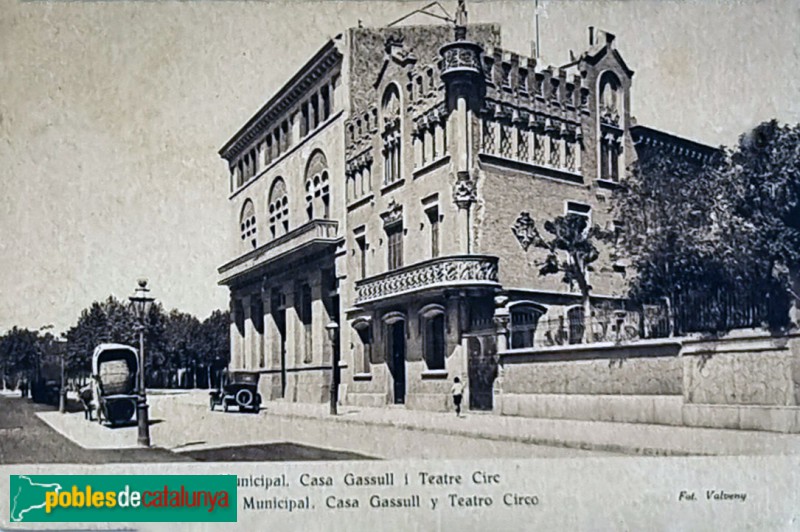 Reus - Casa Rull. Postal antiga