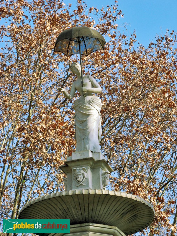 Barcelona - Parc de la Ciutadella - Dama del Paraigües