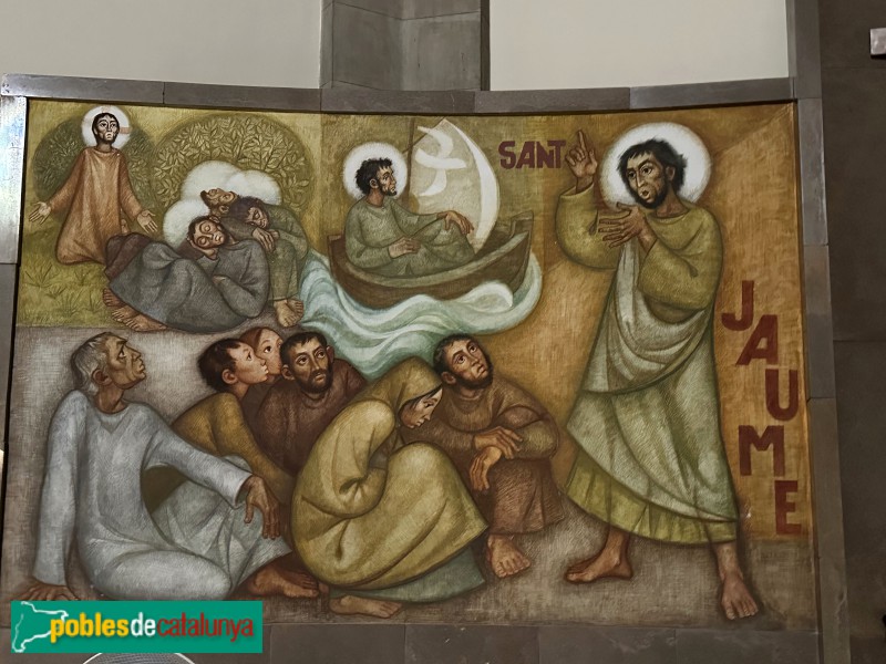 Riudoms - Església de Sant Jaume. Pintura de Llucià Navarro