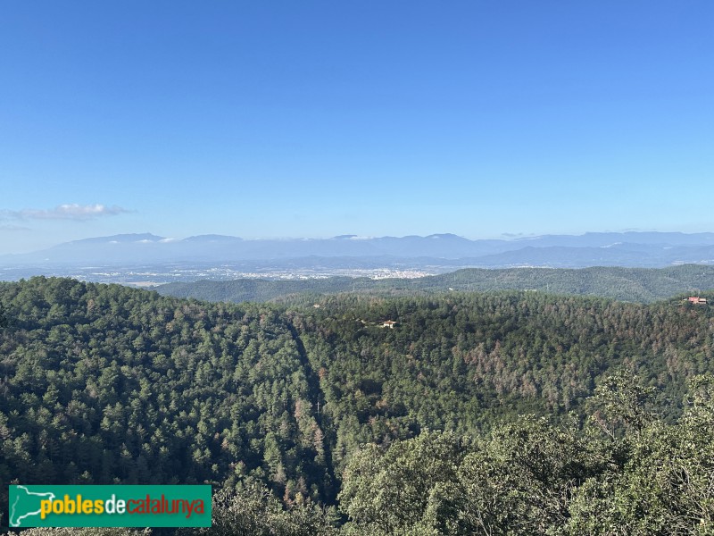 Sant Martí Vell - Panoràmica des del santuari de la M.D. dels Àngels