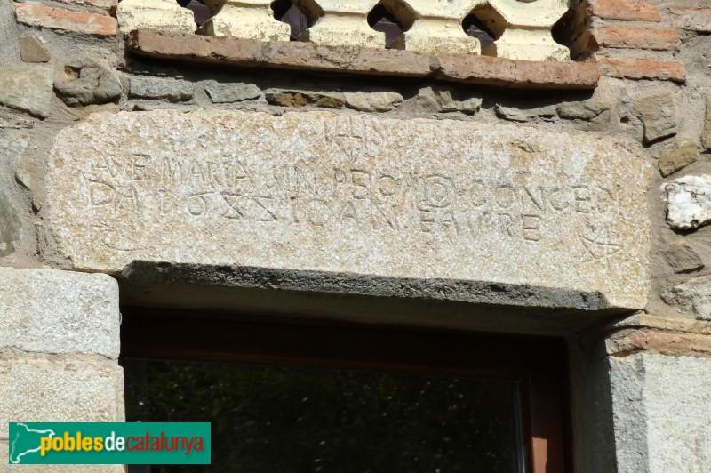 Sant Martí Vell - Nucli antic. Llinda de 1688