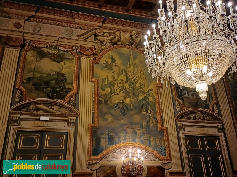 Barcelona - Reial Acadèmia de Ciències i Arts (Teatre Poliorama)