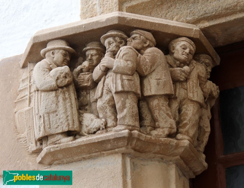 Sitges - Palau Maricel de Terra. Capitell de Pere Jou