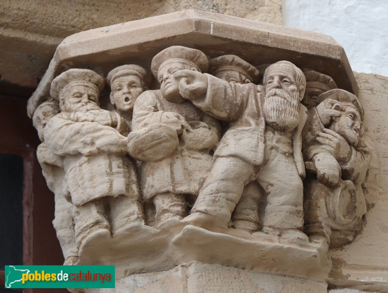 Sitges - Palau Maricel de Terra. Capitell de Pere Jou