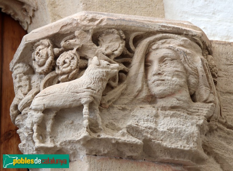 Sitges - Palau Maricel de Terra. Capitell de Pere Jou