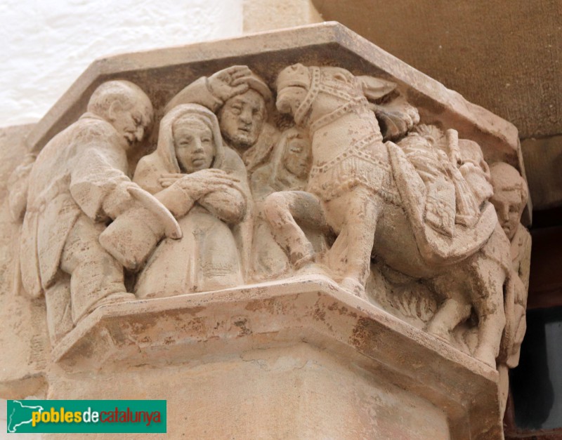 Sitges - Palau Maricel de Terra. Capitell de Pere Jou