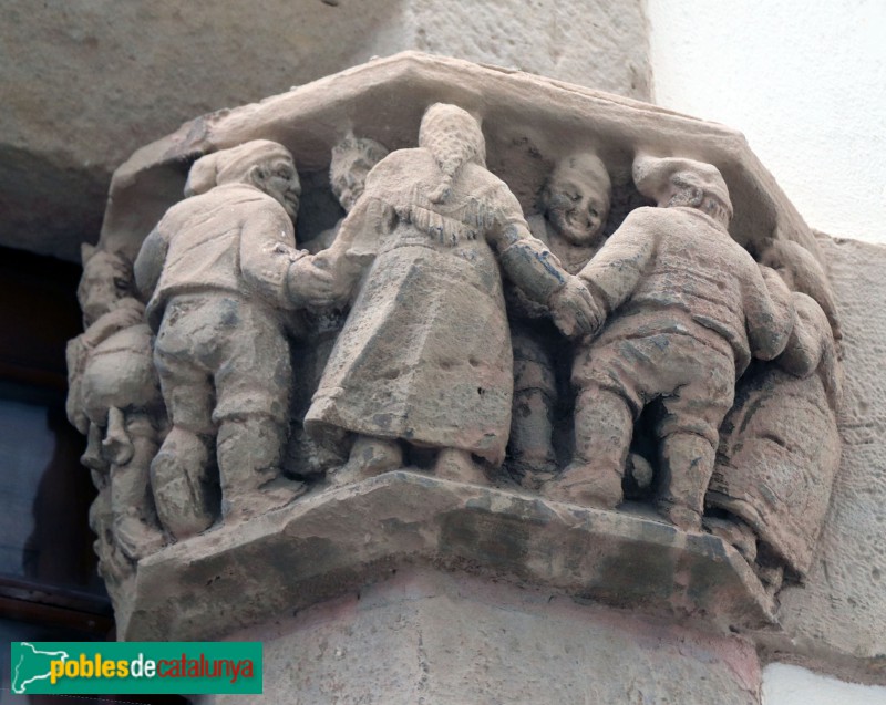 Sitges - Palau Maricel de Terra. Capitell de Pere Jou