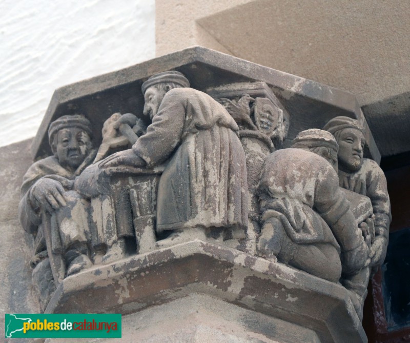 Sitges - Palau Maricel de Terra. Capitell de Pere Jou