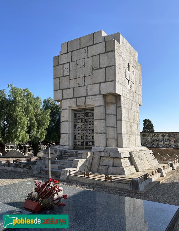 Tarragona - Cementiri. Panteó Lluís Bonet