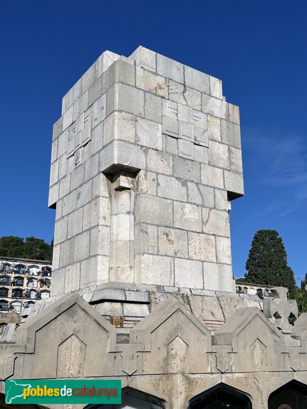 Tarragona - Cementiri. Panteó Lluís Bonet