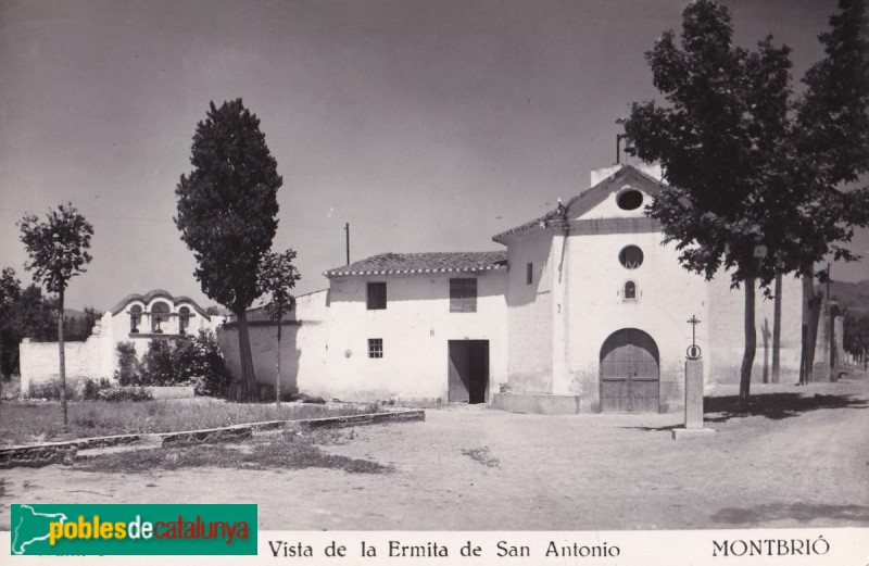 Montbrió del Camp - Ermita de Sant Antoni de Pàdua. Postal antiga